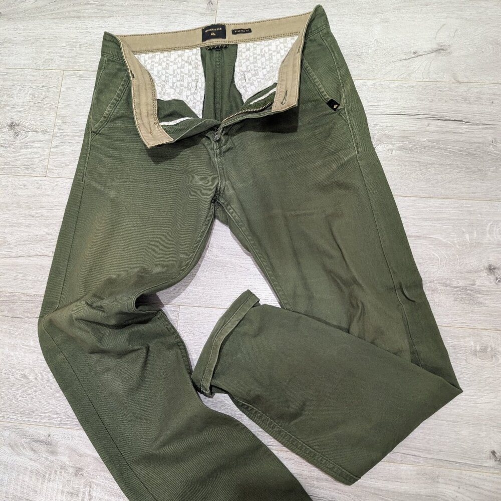 Quiksilver Green pants for men size 30